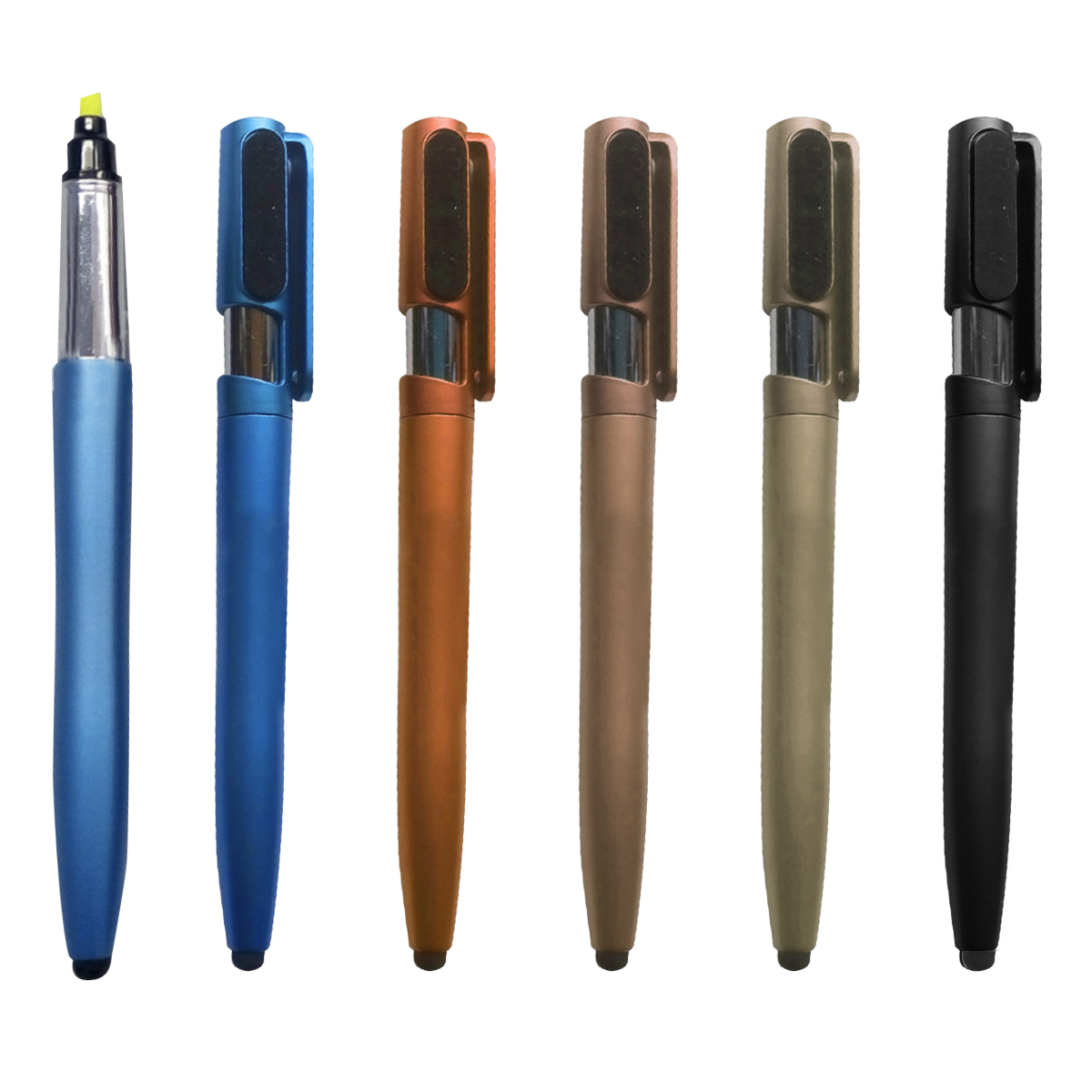 Multi-functional Plastic Pen (Highlighter/ Stylus)